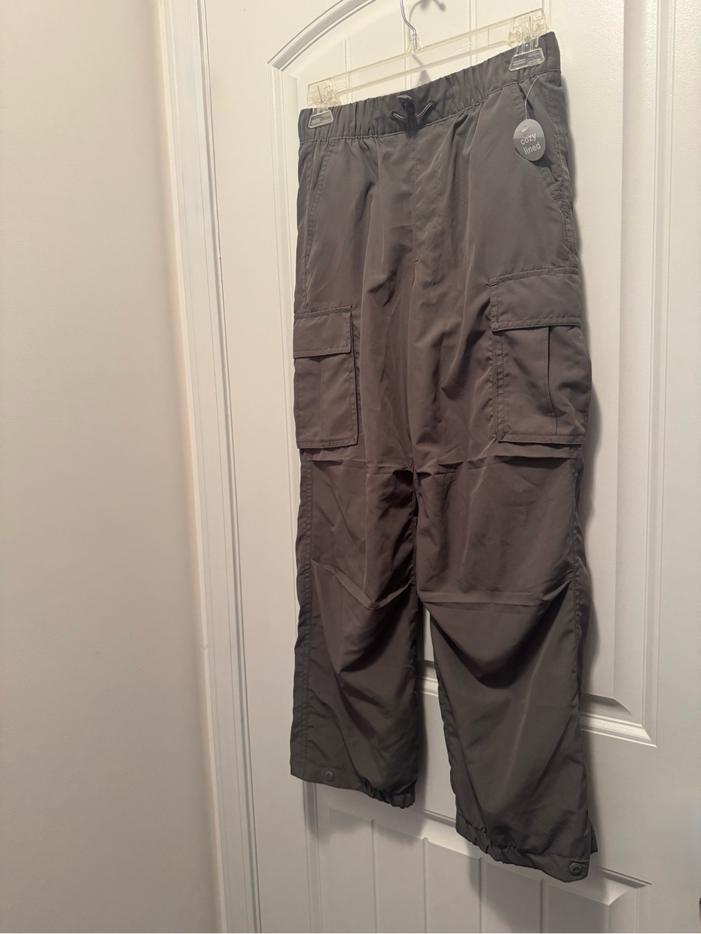 Gap Kids Boys XL 12 Water-Repellent Cozy Lined Cargo Pants NWT